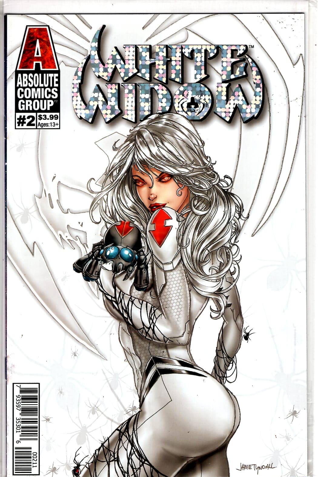 RED GIANT ENTERTAINMENT COMIC BOOK WHITE WIDOW #2 TYNDAL FOIL CVR A (VF/NM)