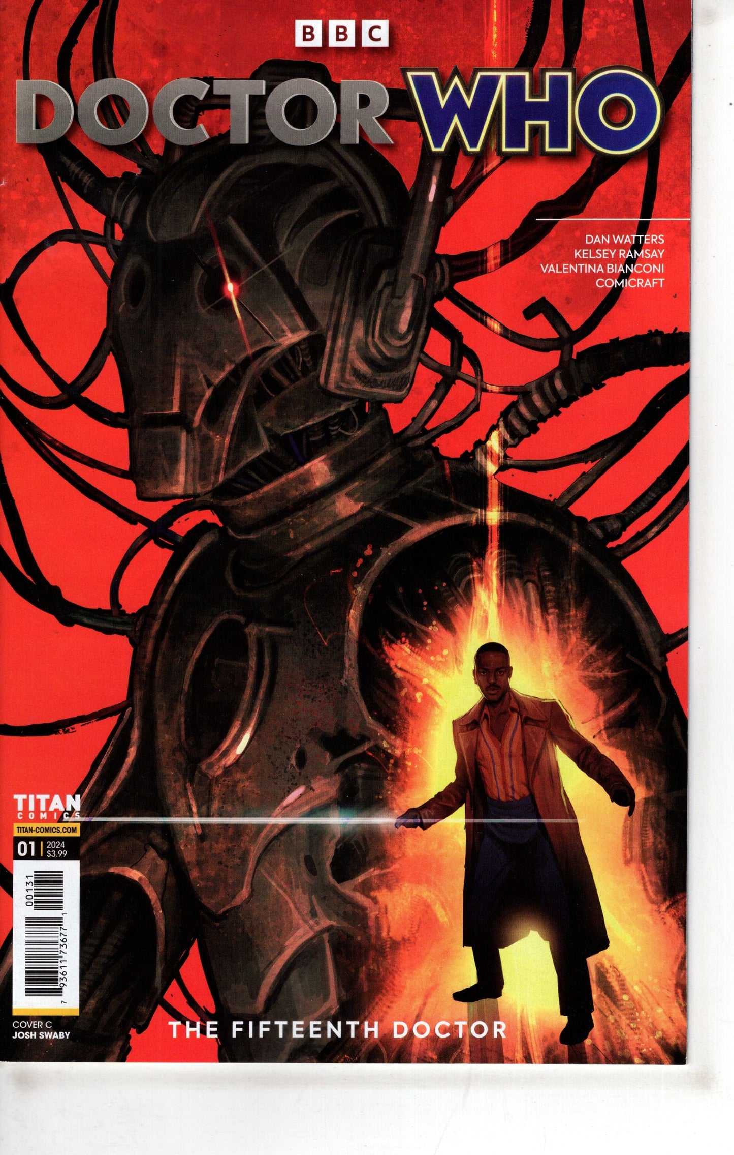 TITAN COMICS COMIC BOOK Doctor Who Fifteenth Doctor #1 (Of 4) Cover C Swaby