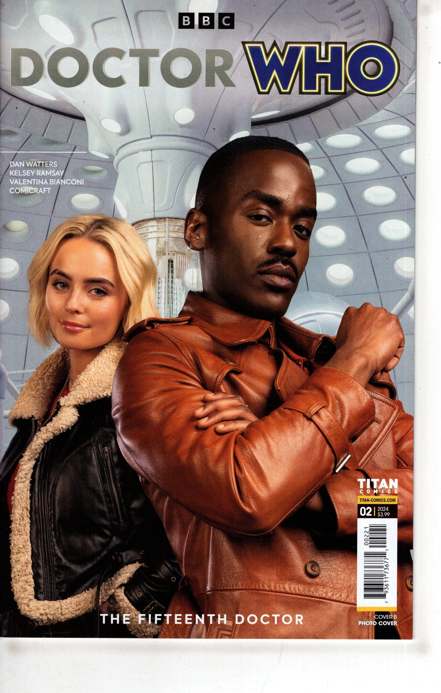 TITAN COMICS COMIC BOOK Doctor Who Fifteenth Doctor #2 (Of 4) Cover B Photo