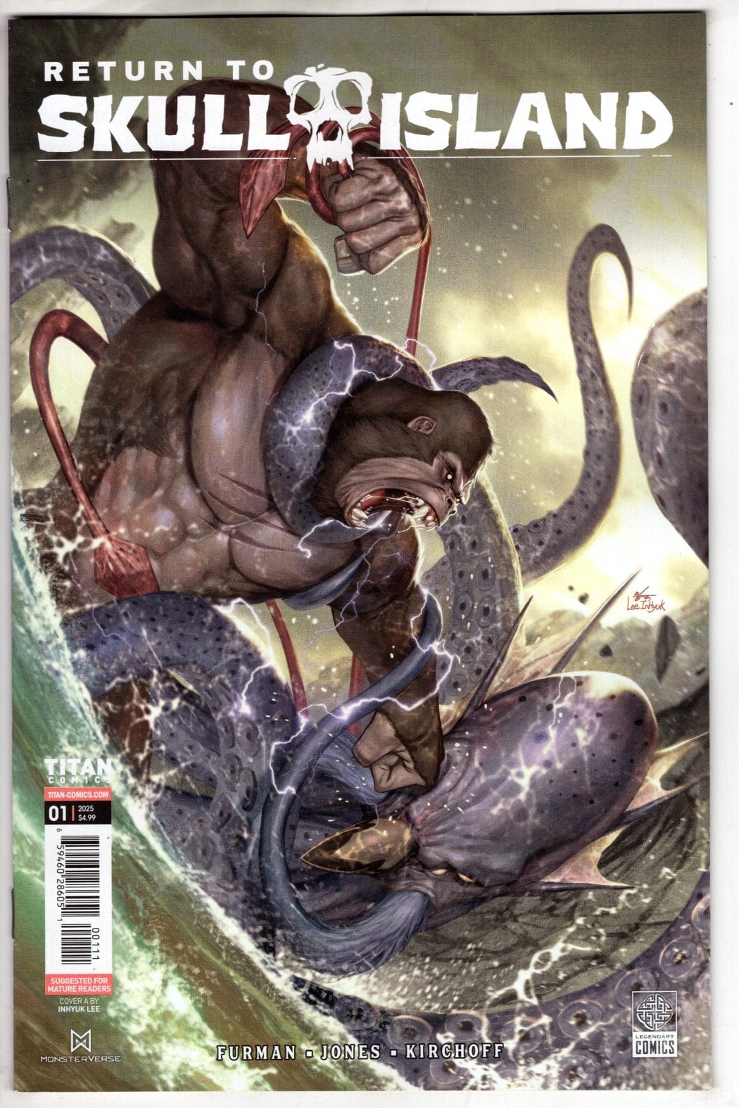 Titan Comics COMIC BOOK RETURN TO SKULL ISLAND #1 (OF 4) CVR A INHYUK LEE