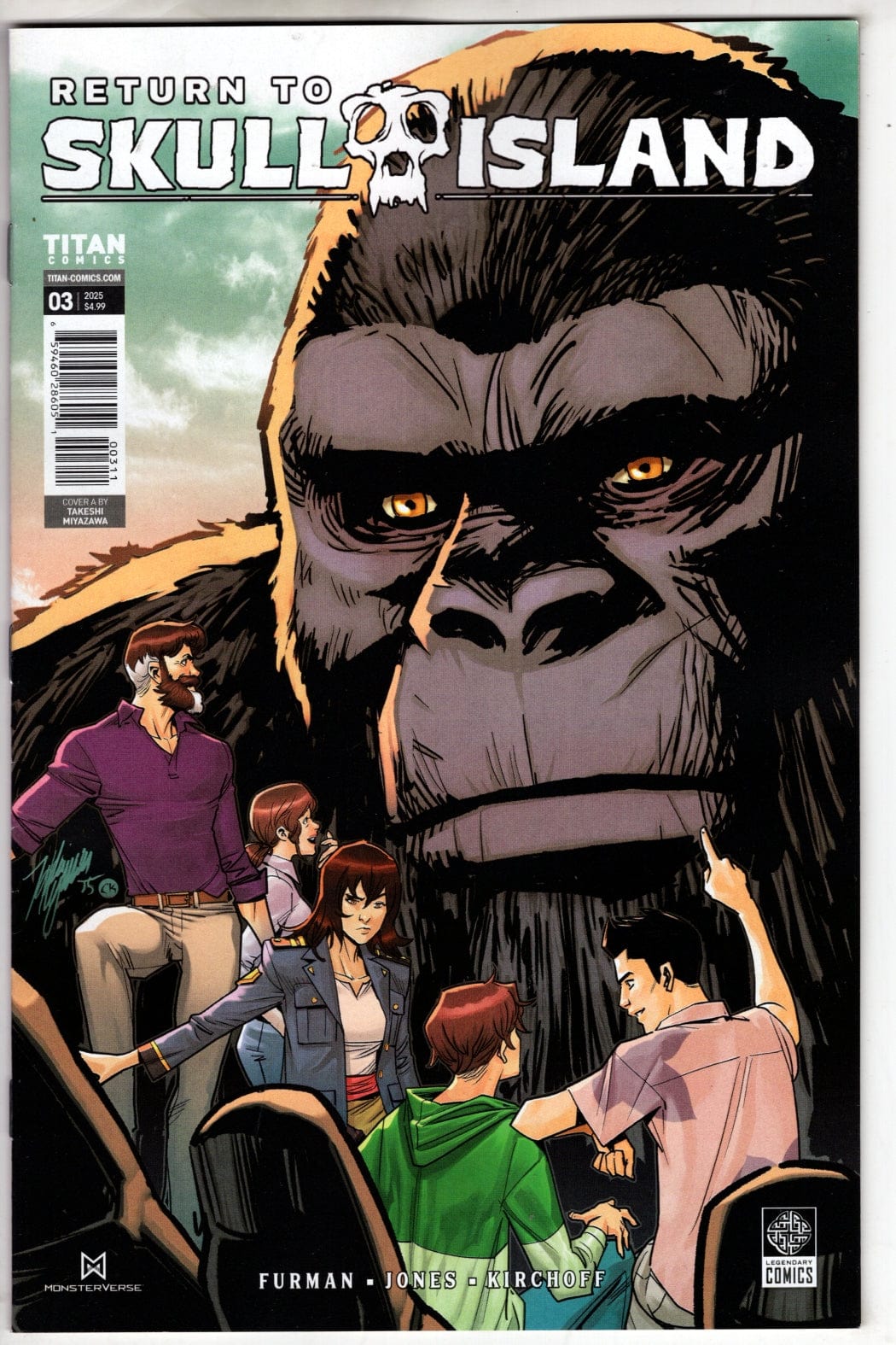 Titan Comics NEW THIS WEEK RETURN TO SKULL ISLAND #3 (OF 4) CVR A TAKESHI MIYAZAWA