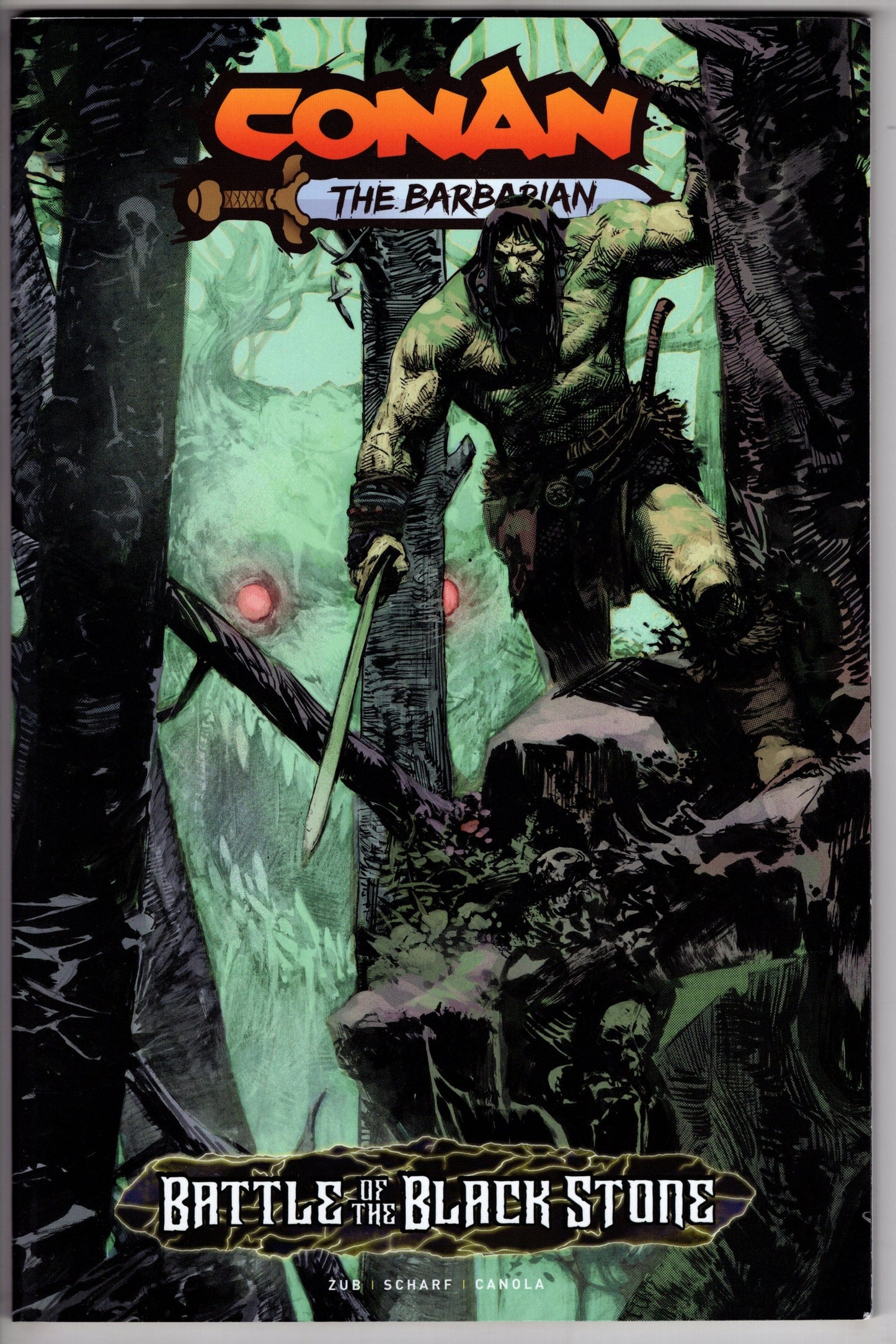 Titan TRADE CONAN BARBARIAN BATTLE BLACK STONE TP REG ED (MR)