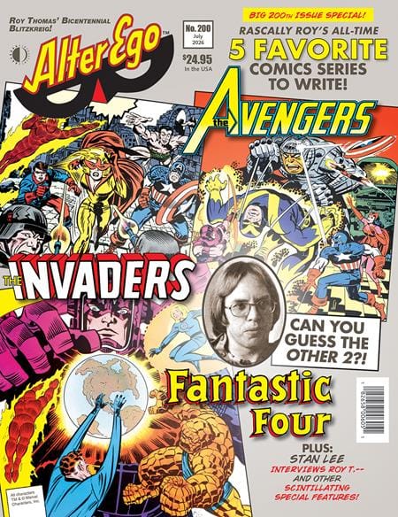 TwoMorrows Publishing NEW THIS WEEK ALTER EGO #200 (VF/NM)
