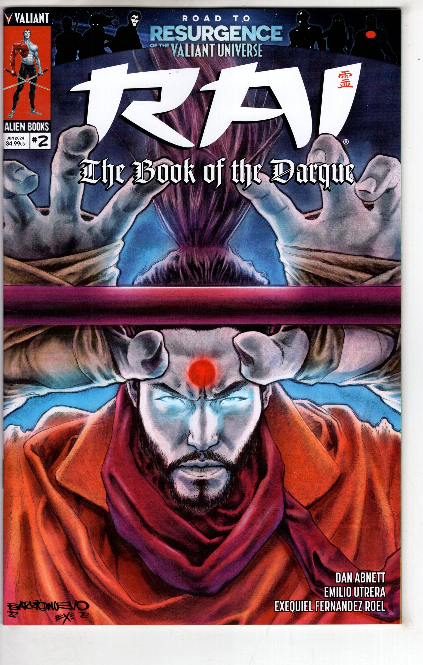 VALIANT COMIC BOOK Rai Book Of Darque #2 (Of 2) Cover A Barrionuevo