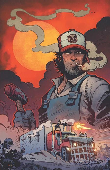 Vault Comics NEW THIS WEEK BIG RIG #3 CVR G INC 1:10 BRETT PARSON VAR (MR)