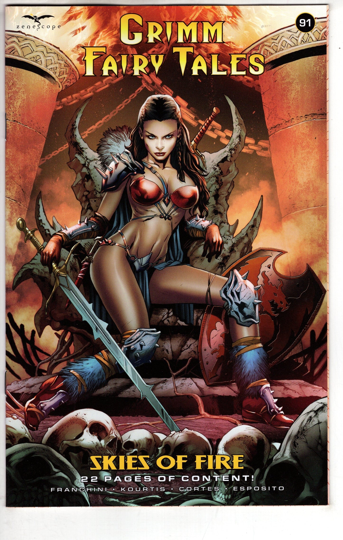 ZENESCOPE ENTERTAINMENT INC COMIC BOOK Grimm Fairy Tales #91 Cover A Igor Vitorino
