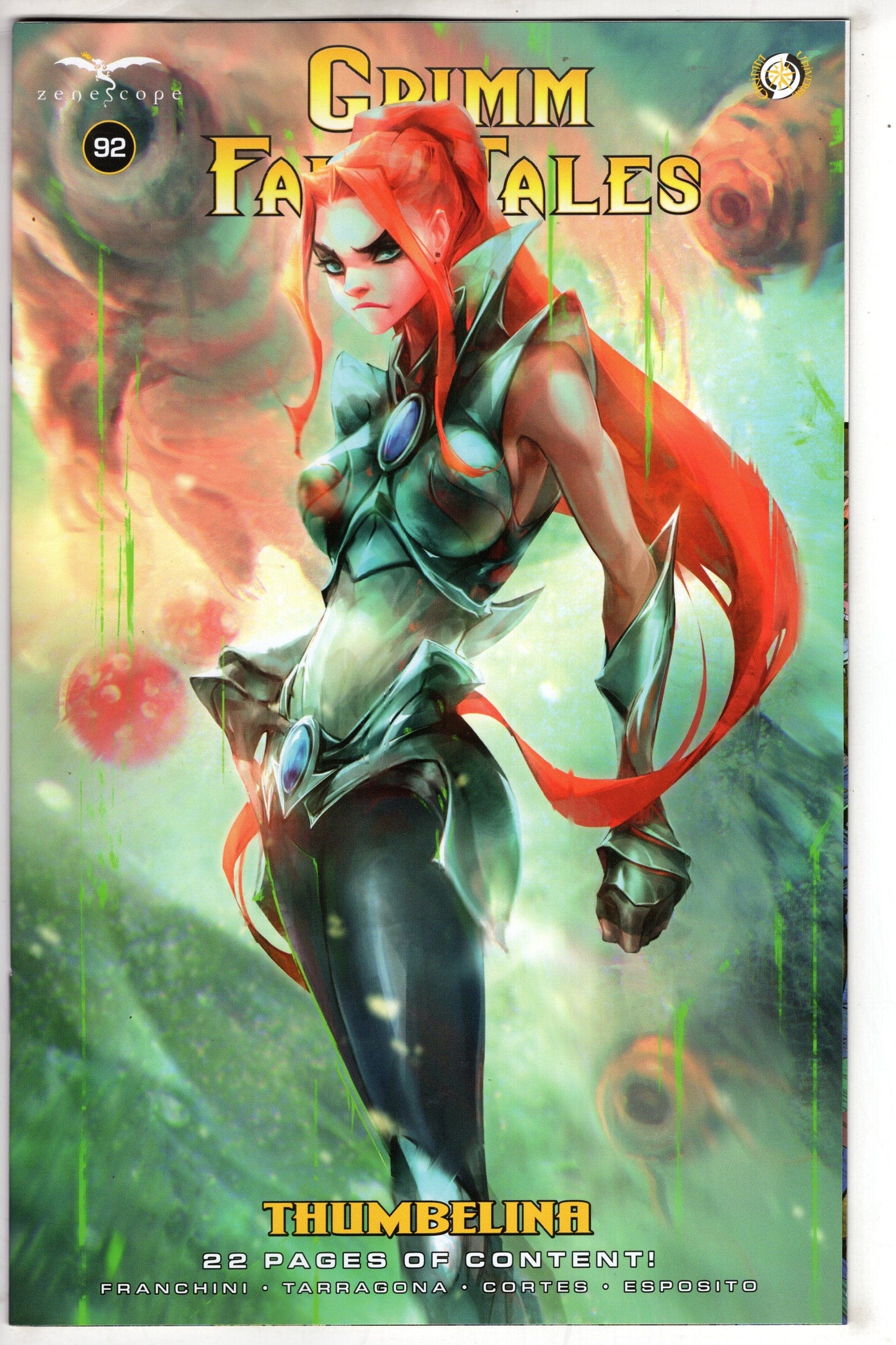 ZENESCOPE ENTERTAINMENT INC COMIC BOOK Grimm Fairy Tales #92 Cover D Ivan Tao