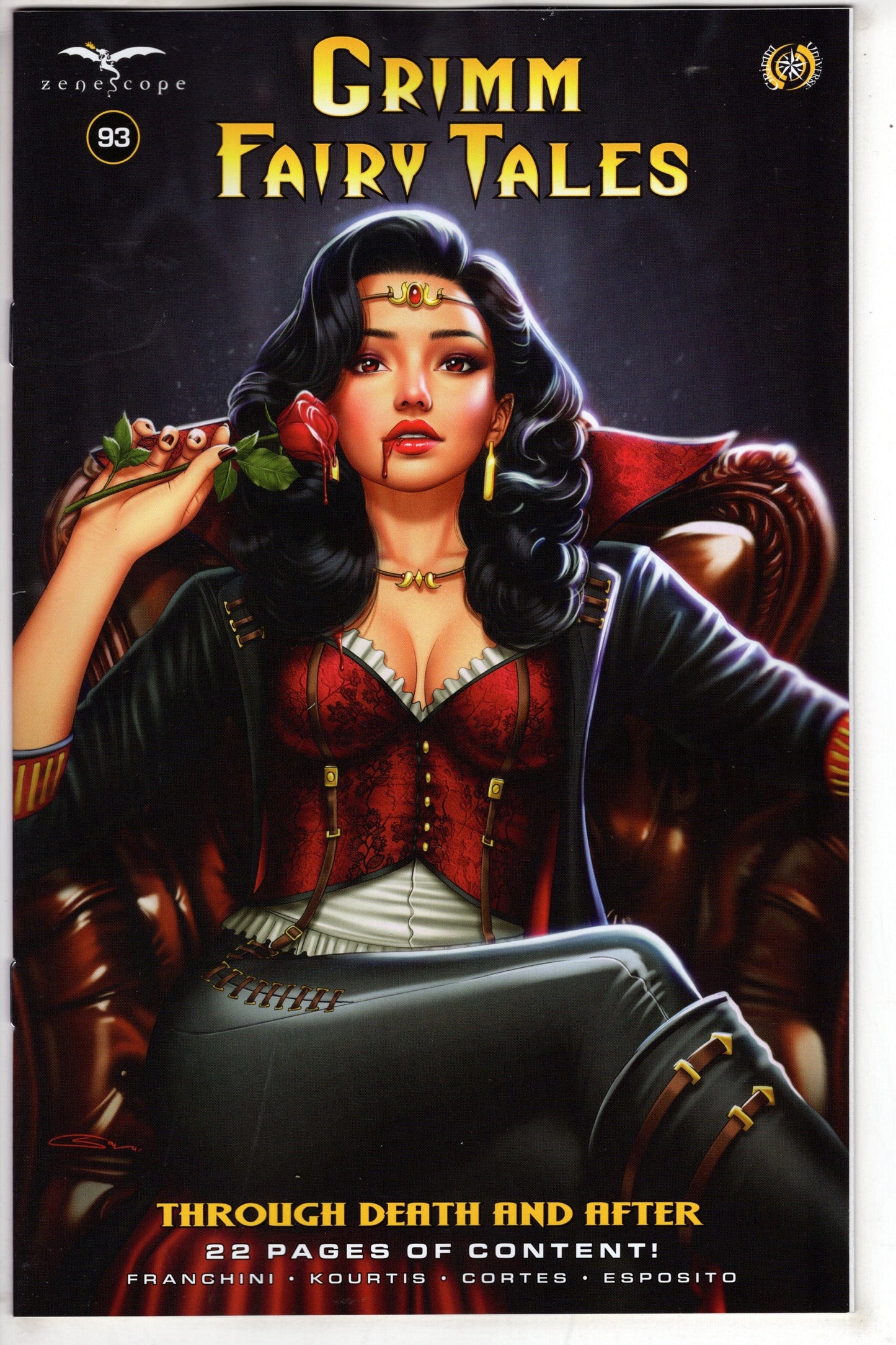 ZENESCOPE ENTERTAINMENT INC COMIC BOOK Grimm Fairy Tales #93 Cover C Sanju Nivangune