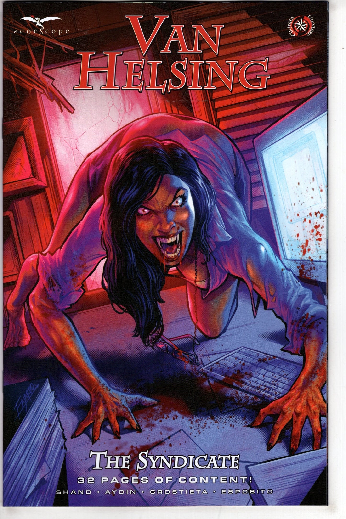 ZENESCOPE ENTERTAINMENT INC COMIC BOOK Van Helsing The Syndicate Cover B Guillermo Fajardo