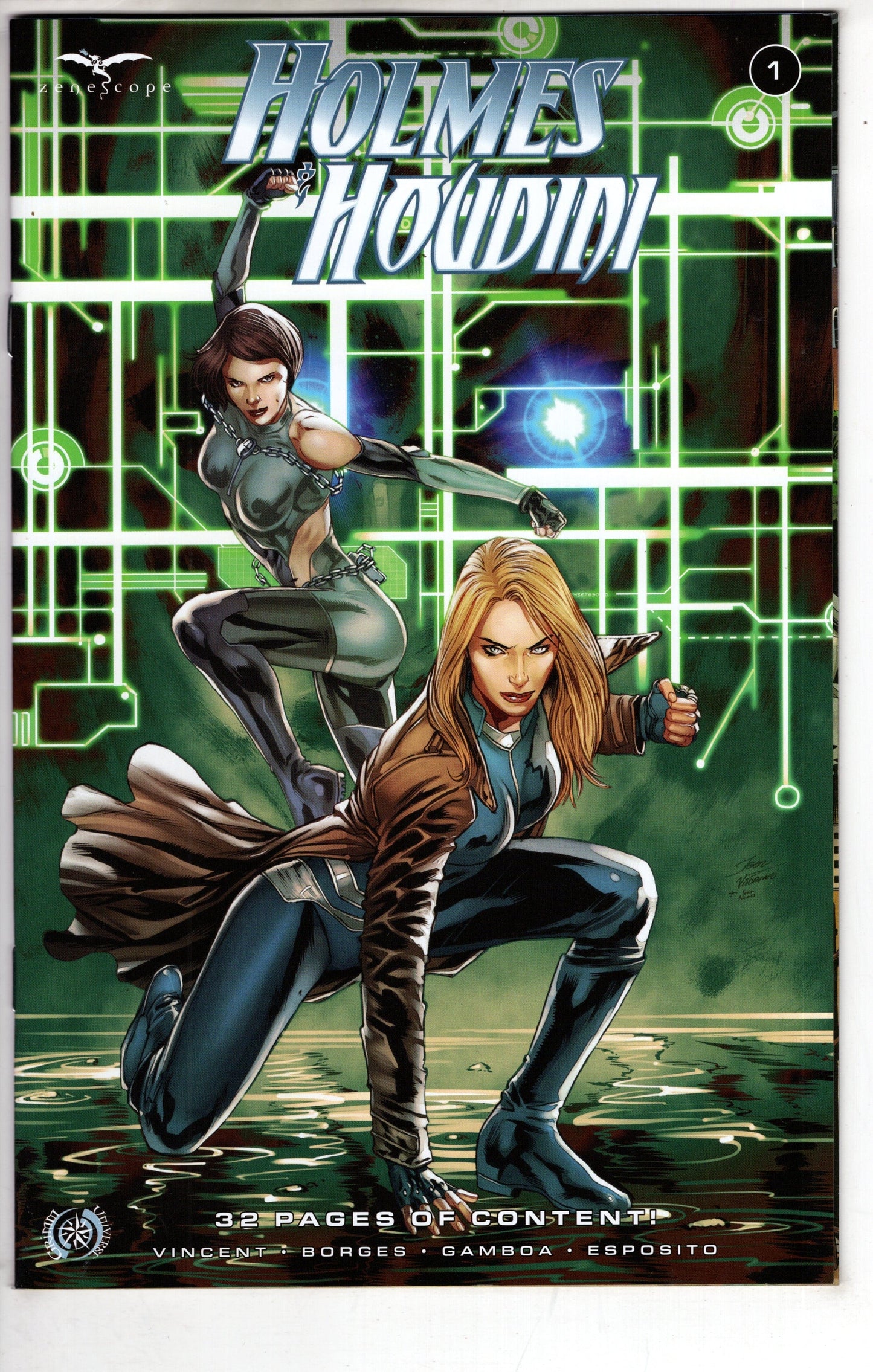 ZENESCOPE ENTERTAINMENT INC Comics HOLMES & HOUDINI #1 (OF 3) CVR A IGOR VITORINO