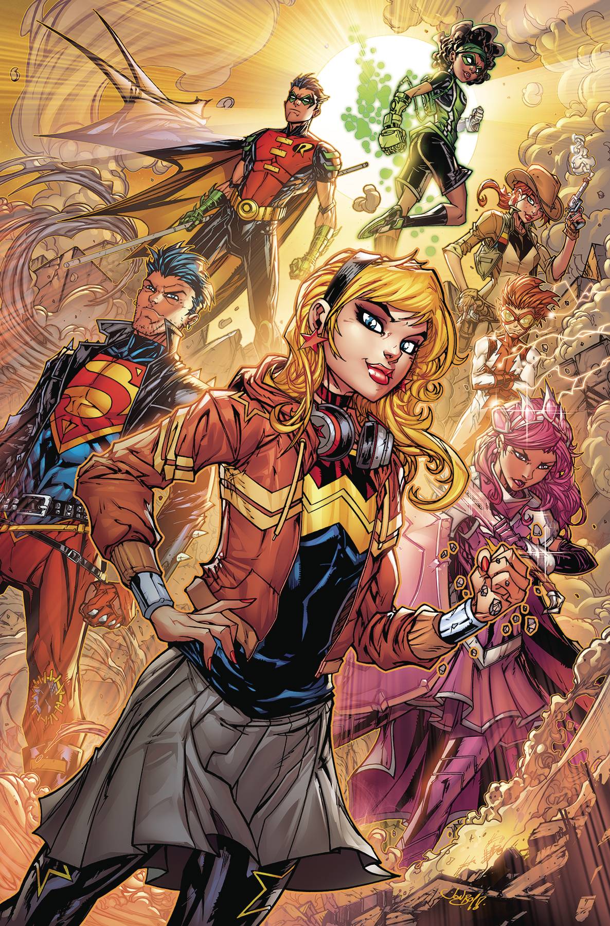 DC COMICS DC COMICS YOUNG JUSTICE #8 CARD STOCK VAR ED