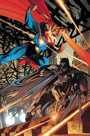 BATMAN SUPERMAN #7 CARD STOCK ANDY KUBERT VAR ED - Packrat Comics