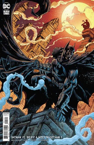 Batman vs Bigby A Wolf In Gotham #1 (Of 6) Cover B Brian Level & Jay Leisten Card Stock Variant (Mature)