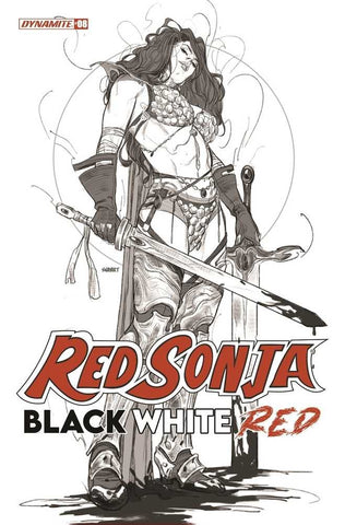 Red Sonja Black White Red #8 Cover E 10 Copy Variant Edition Sway Black & White