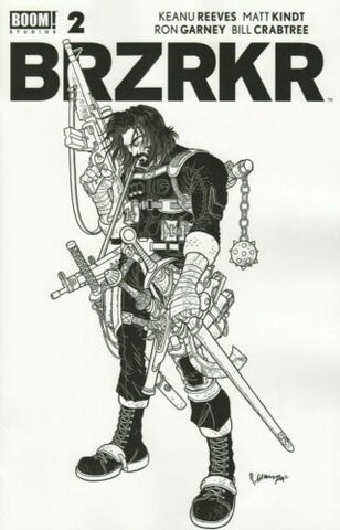 BRZRKR #2 Secret B&W Variant - Packrat Comics