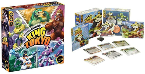 King of Tokyo: New Edition Board Game & King of Tokyo: Power Up (New Edition) - Packrat Comics