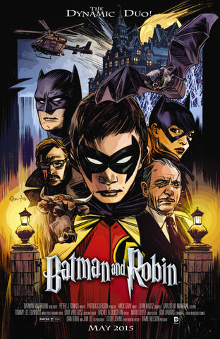 BATMAN AND ROBIN #40 MOVIE POSTER VAR ED - Packrat Comics