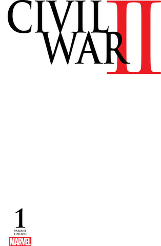CIVIL WAR II #1 (OF 8) BLANK VAR - Packrat Comics