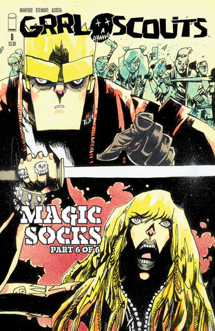GRRL SCOUTS MAGIC SOCKS #6 (OF 6) WALKING DEAD #158 TRIBUTE - Packrat Comics