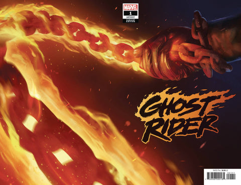 GHOST RIDER #1 RAHZZAH WRAPAROUND TEASER VAR - Packrat Comics