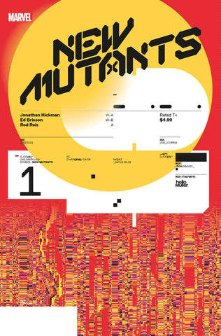 NEW MUTANTS #1 HICKMAN DESIGN VAR DX - Packrat Comics