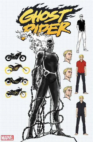 GHOST RIDER #3 KUDER DESIGN VAR - Packrat Comics