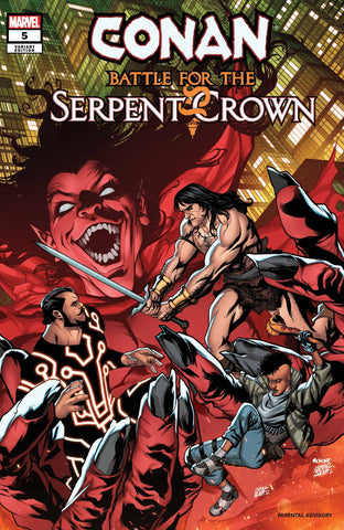 CONAN BATTLE FOR SERPENT CROWN #5 (OF 5) MCKONE VAR - Packrat Comics