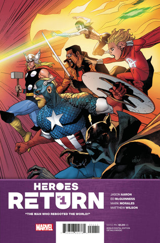 HEROES RETURN #1 - Packrat Comics