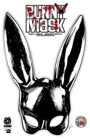 BUNNY MASK #2 COLOR YOUR OWN MASK VARIANT - Packrat Comics