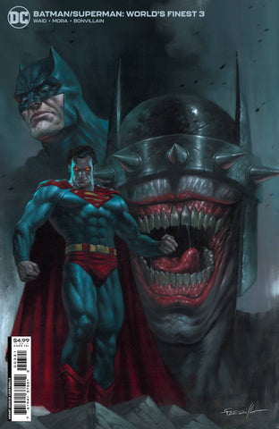 BATMAN SUPERMAN WORLDS FINEST #3 CVR B PARRILLO CARD STOCK - Packrat Comics