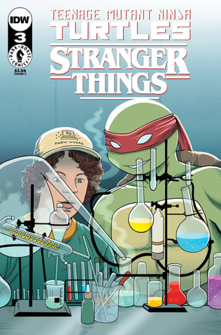 TMNT X STRANGER THINGS #3 CVR C WOODALL - Packrat Comics
