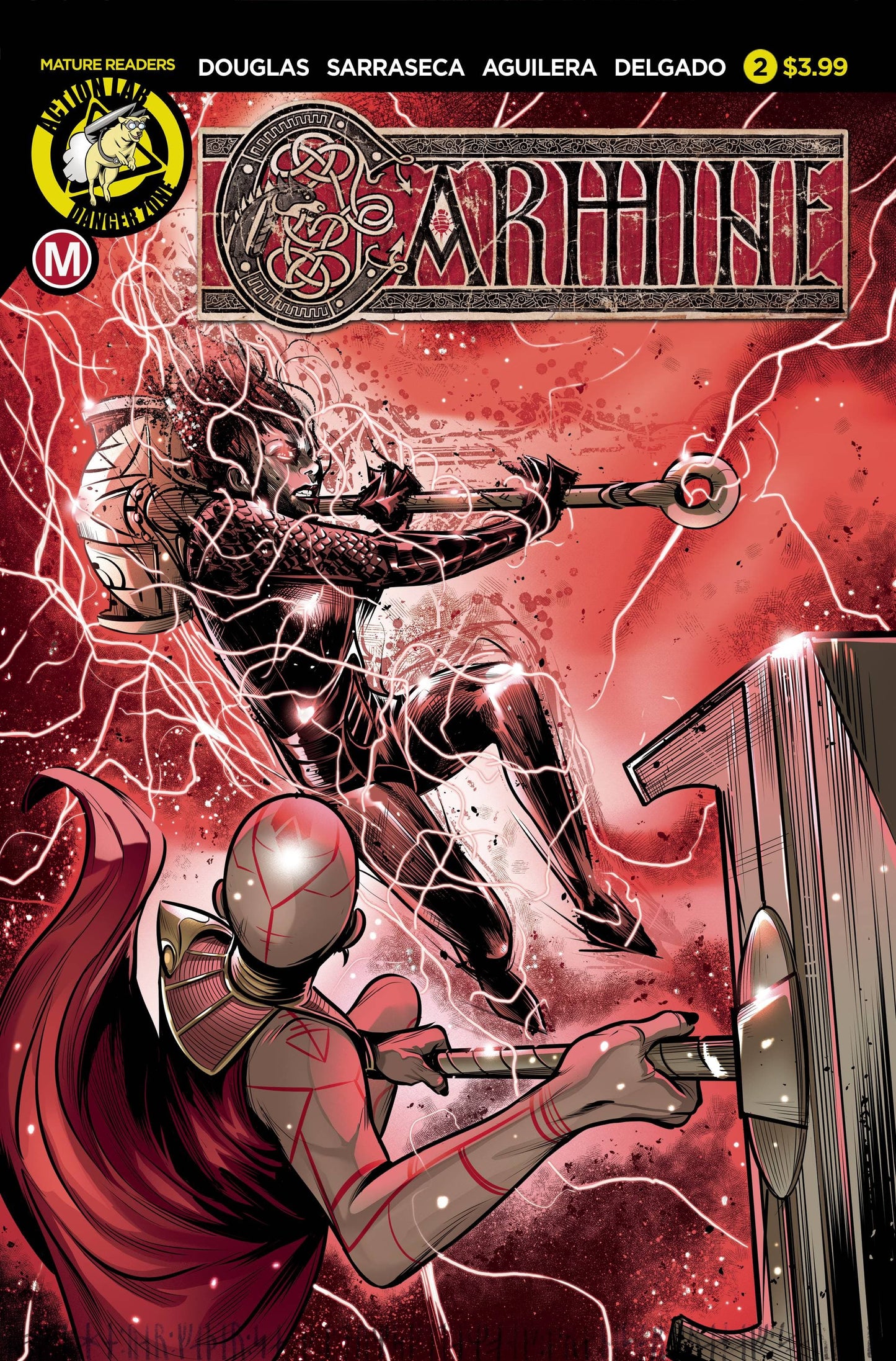 ACTION LAB - DANGER ZONE comic book CARMINE #2 CVR A SARRASECA (MR)