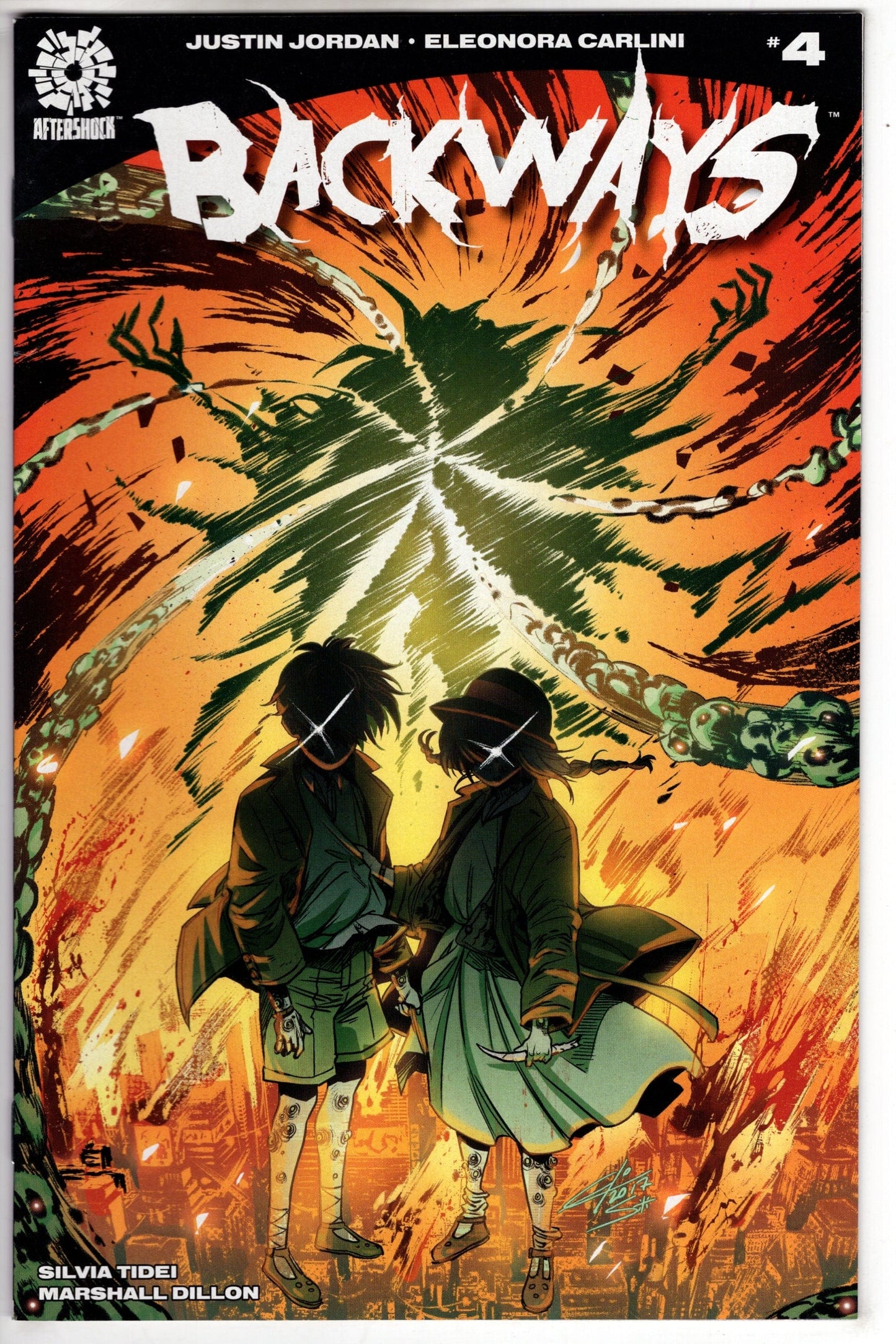 AFTERSHOCK COMIC BOOK BACKWAYS #4