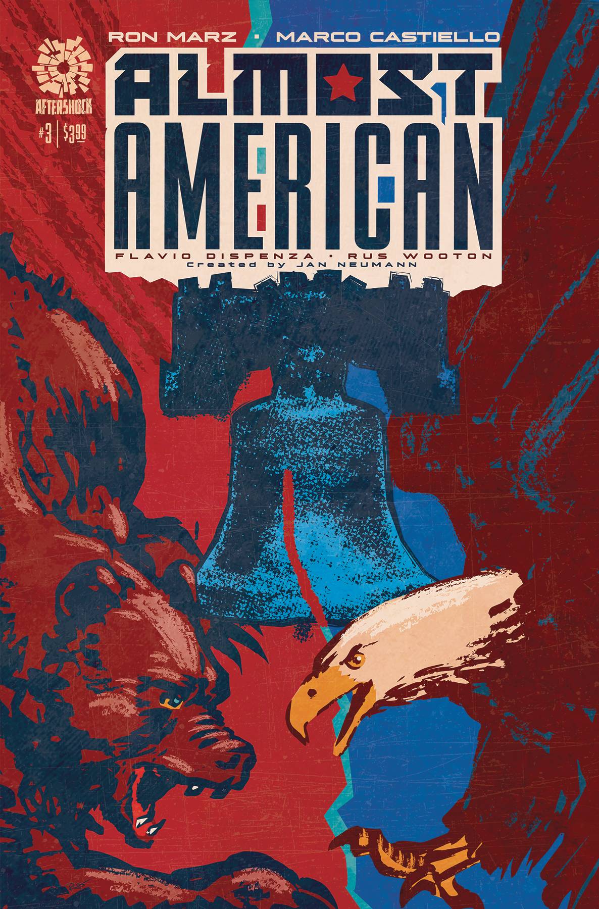 AFTERSHOCK COMICS COMIC BOOK ALMOST AMERICAN #3