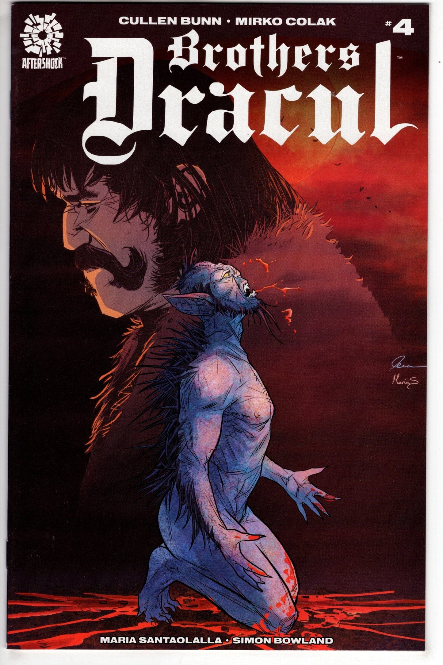 AFTERSHOCK COMICS COMIC BOOKS BROTHERS DRACUL #4 (MR)