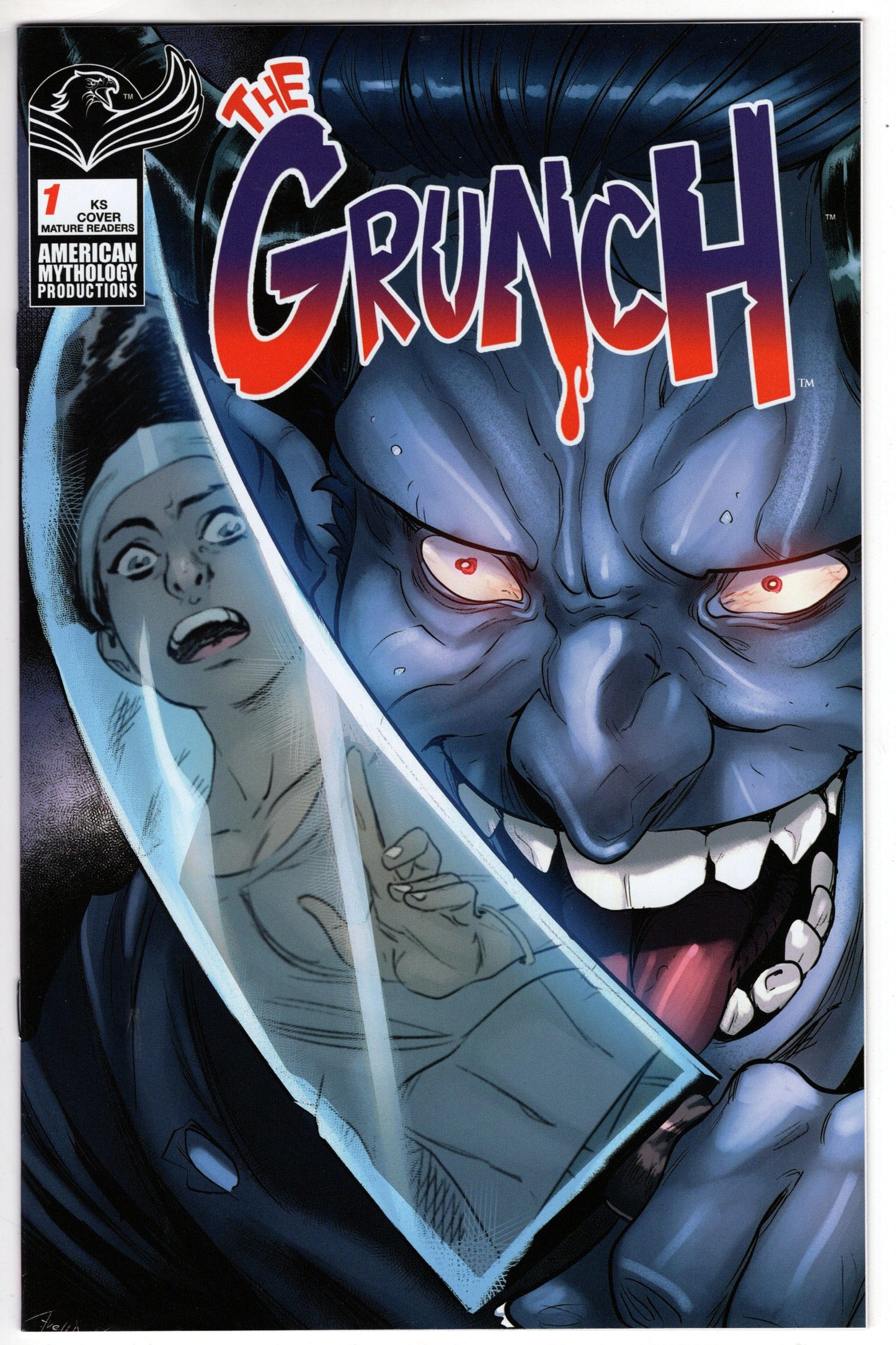 AMERICAN MYTHOLOGY PRODUCTIONS COMIC BOOK VF/NM THE GRUNCH WELCOME TO THE BRUDDERHOOD #1 CVR E KS LTD ED 250
