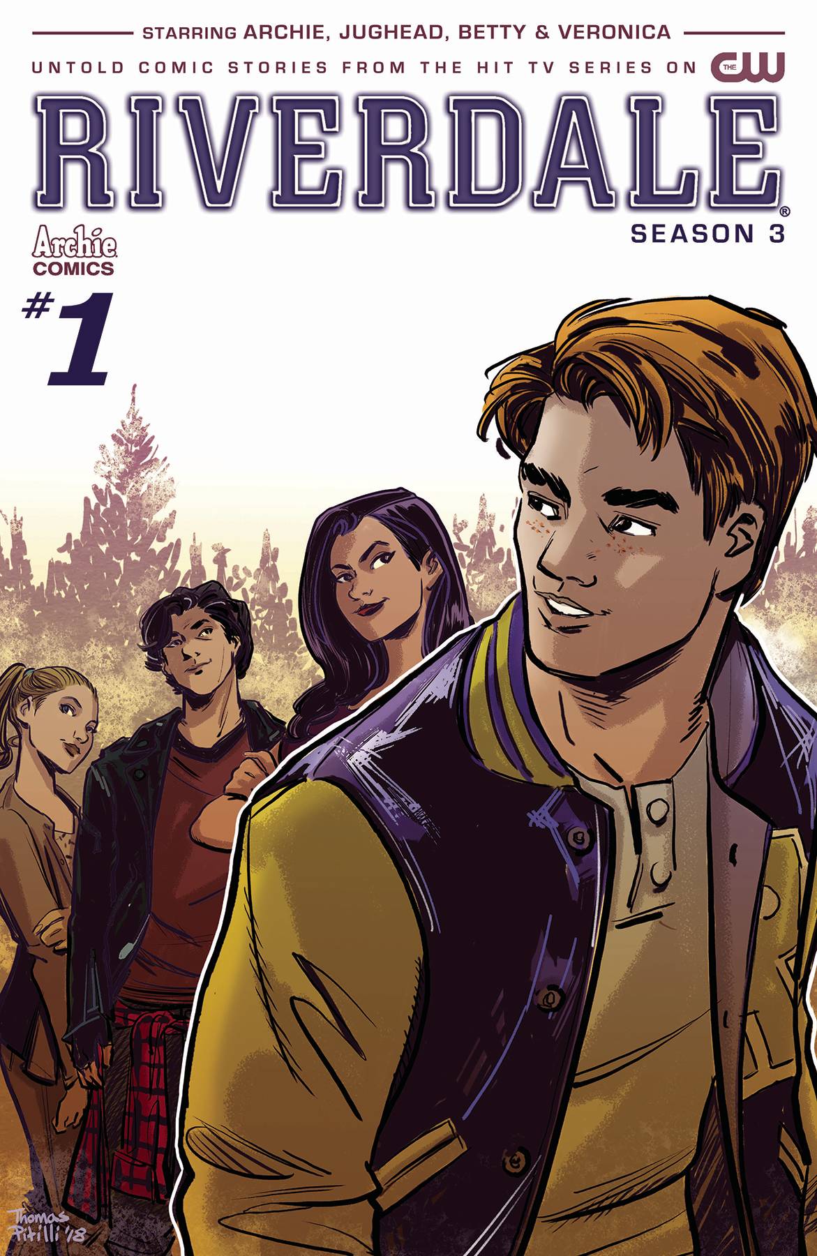 ARCHIE COMIC ARCHIE COMIC PUBLICATIONS RIVERDALE SEASON 3 #1 CVR A