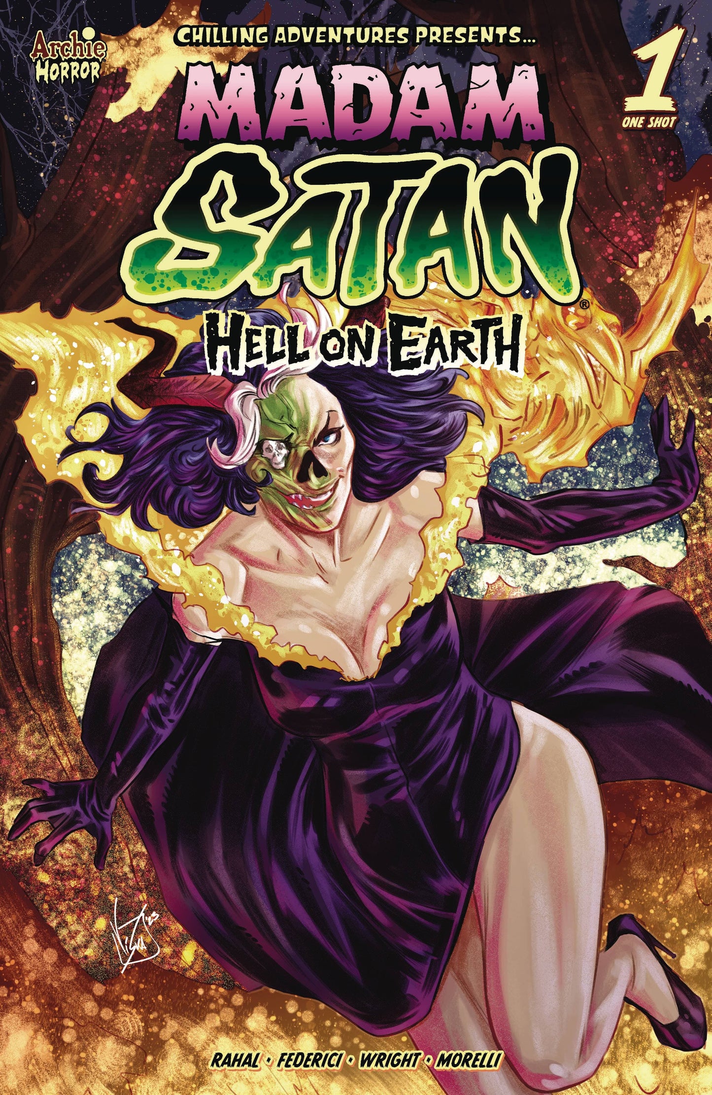 ARCHIE COMIC PUBLICATIONS Comics CHILLING ADV MADAM SATAN HELL ON EARTH CVR A FEDERICI (MR)