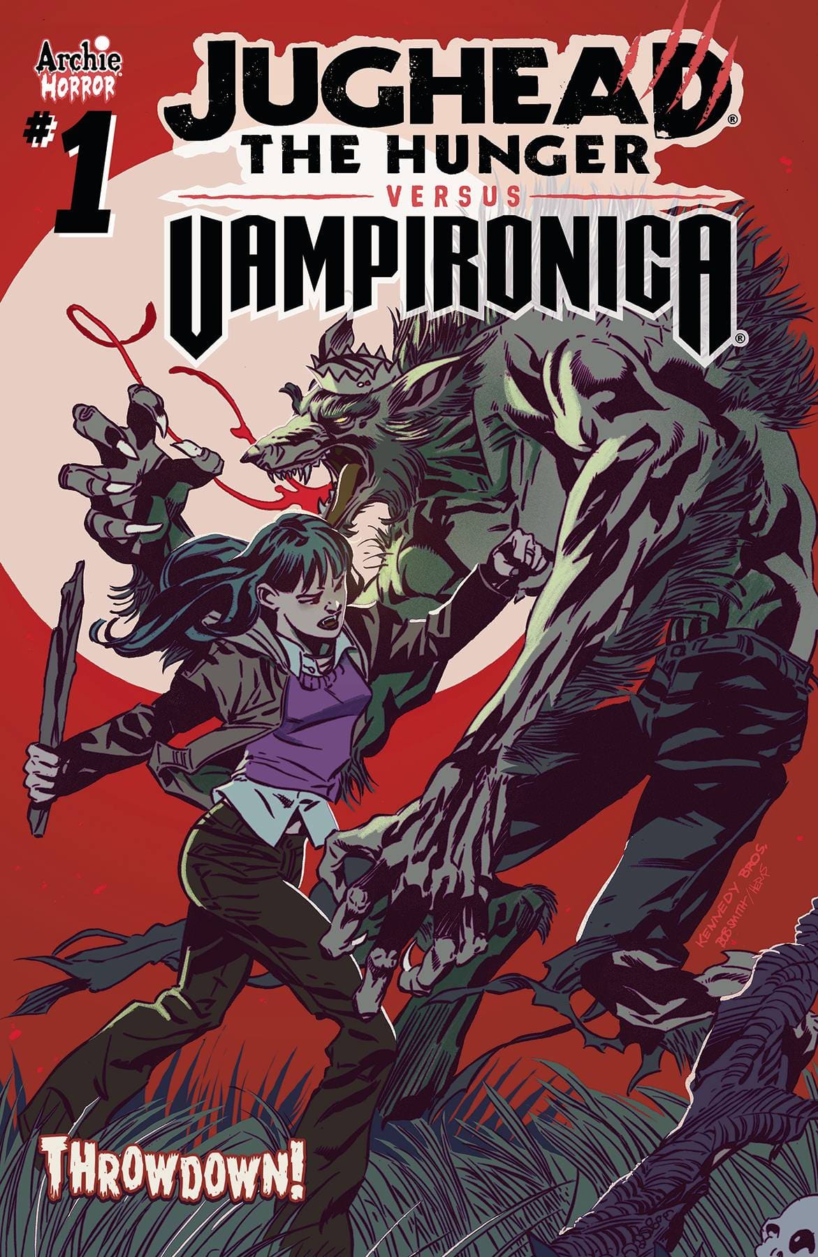 ARCHIE COMIC PUBLICATIONS JUGHEAD HUNGER VS VAMPIRONICA #1 CVR A PAT & TIM KENNEDY (MR
