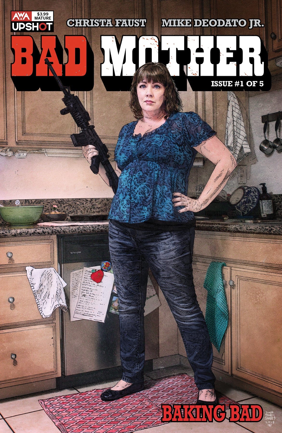 ARTISTS WRITERS & ARTISANS INC comic book BAD MOTHER #1 CVR B BRADSTREET (MR)