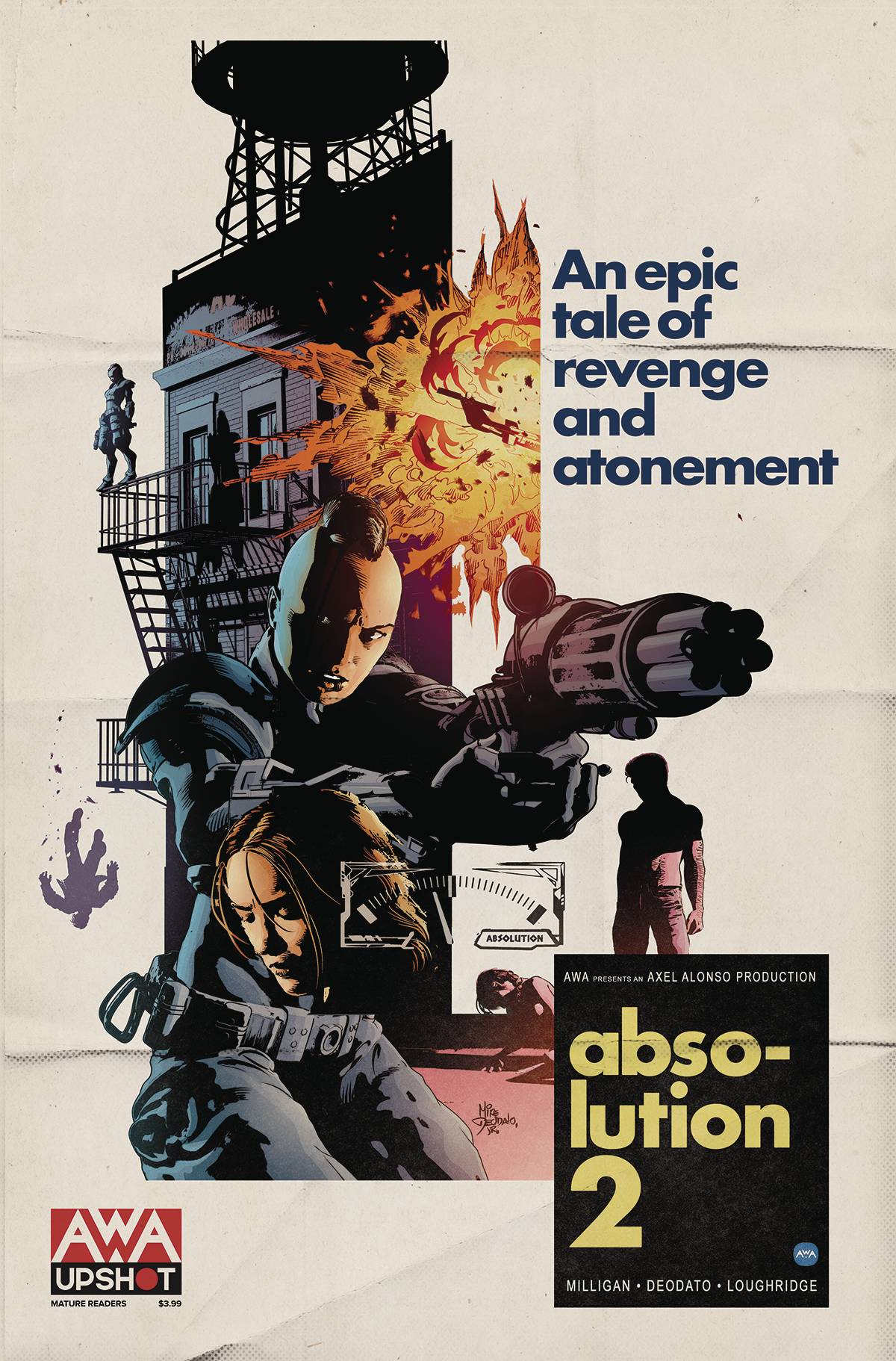 AWA COMIC BOOK VF/NM ABSOLUTION #2 (MR)