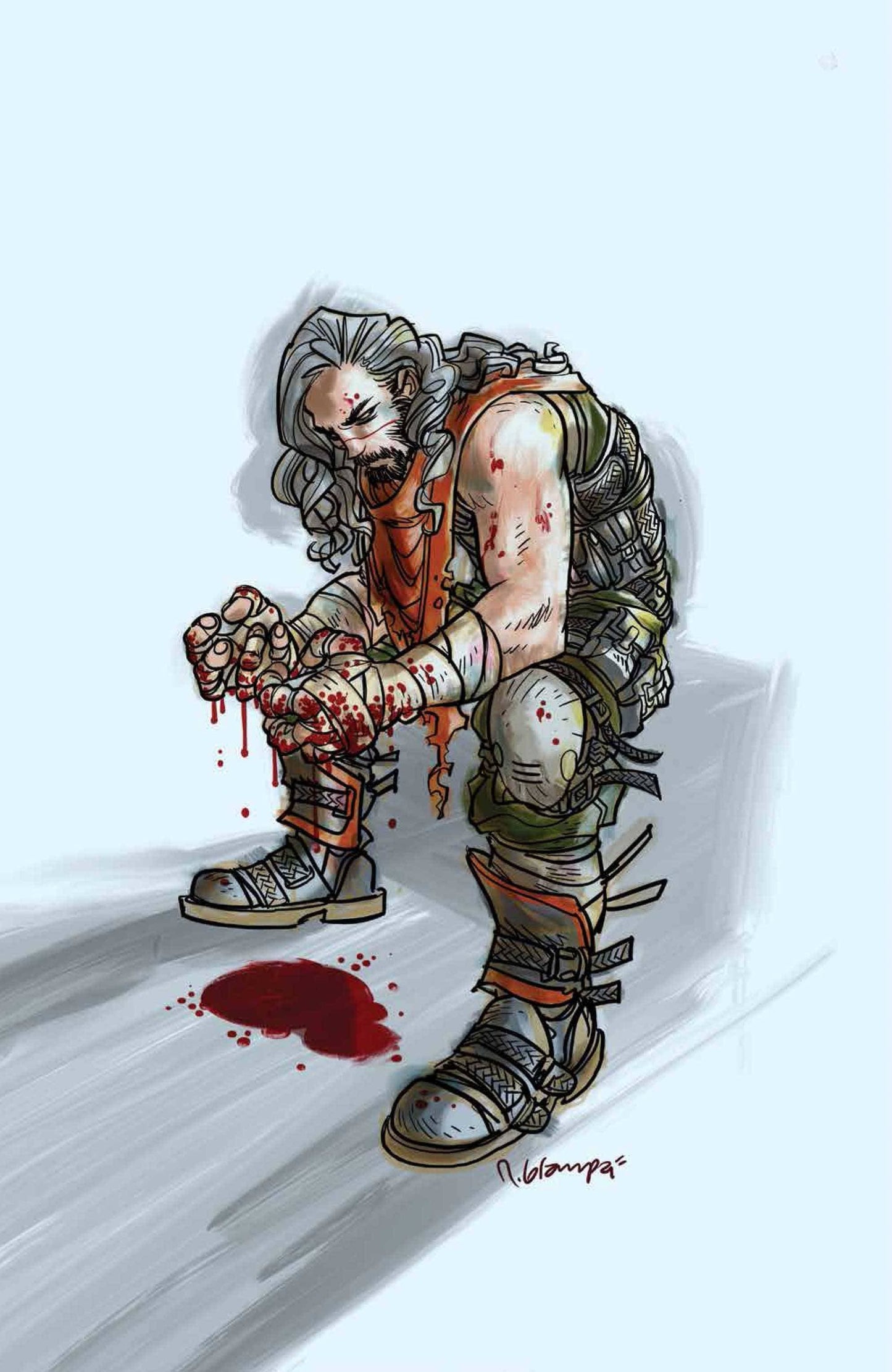 BOOM! STUDIOS COMIC BOOK BRZRKR (BERZERKER) #4 (OF 12) CVR F 25 COPY INCV GRAMPA (MR)