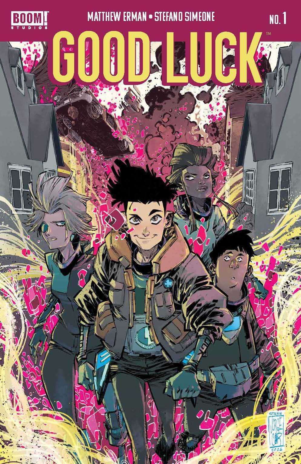 BOOM! STUDIOS COMIC BOOK GOOD LUCK #1 (OF 5) CVR A CORONA & PAREL INTERMIX