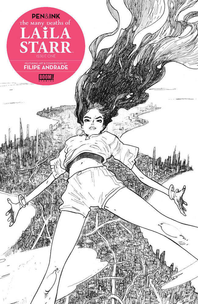 BOOM! STUDIOS COMIC BOOK Many Deaths Of Laila Starr Pen & Ink #1 Cover A Andrade