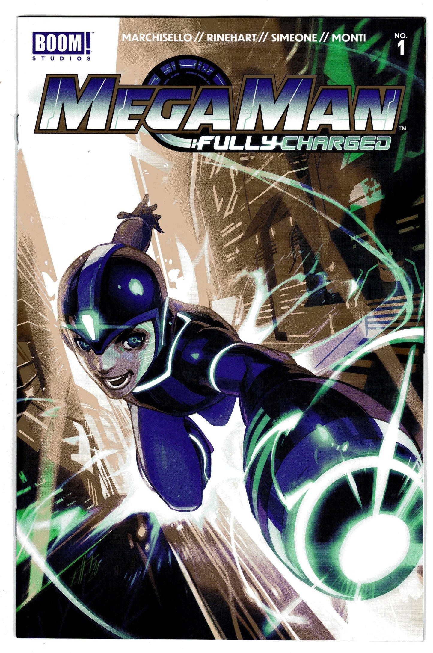 BOOM! STUDIOS COMIC BOOK MEGA MAN FULLY CHARGED #1 CVR A MAIN