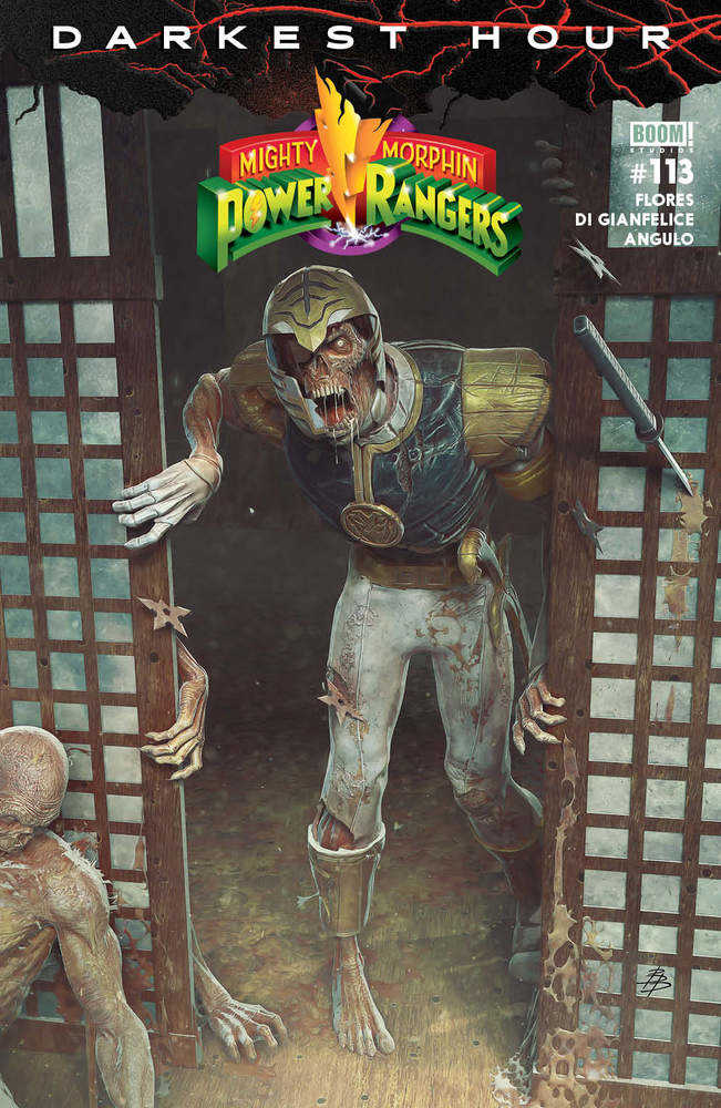 BOOM! STUDIOS COMIC BOOK Mighty Morphin Power Rangers #113 Cover B Dark Grid Variant Barend