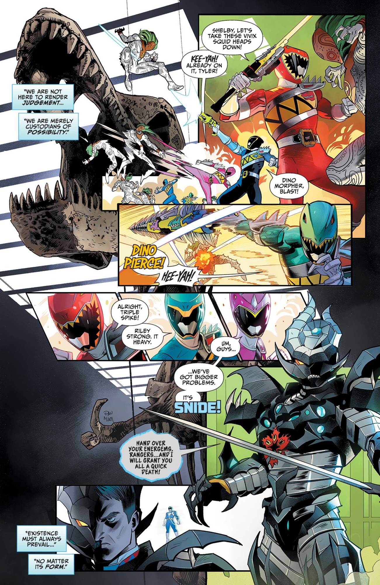 BOOM! STUDIOS COMIC BOOK MIGHTY MORPHIN POWER RANGERS #46 FOC MORA VAR