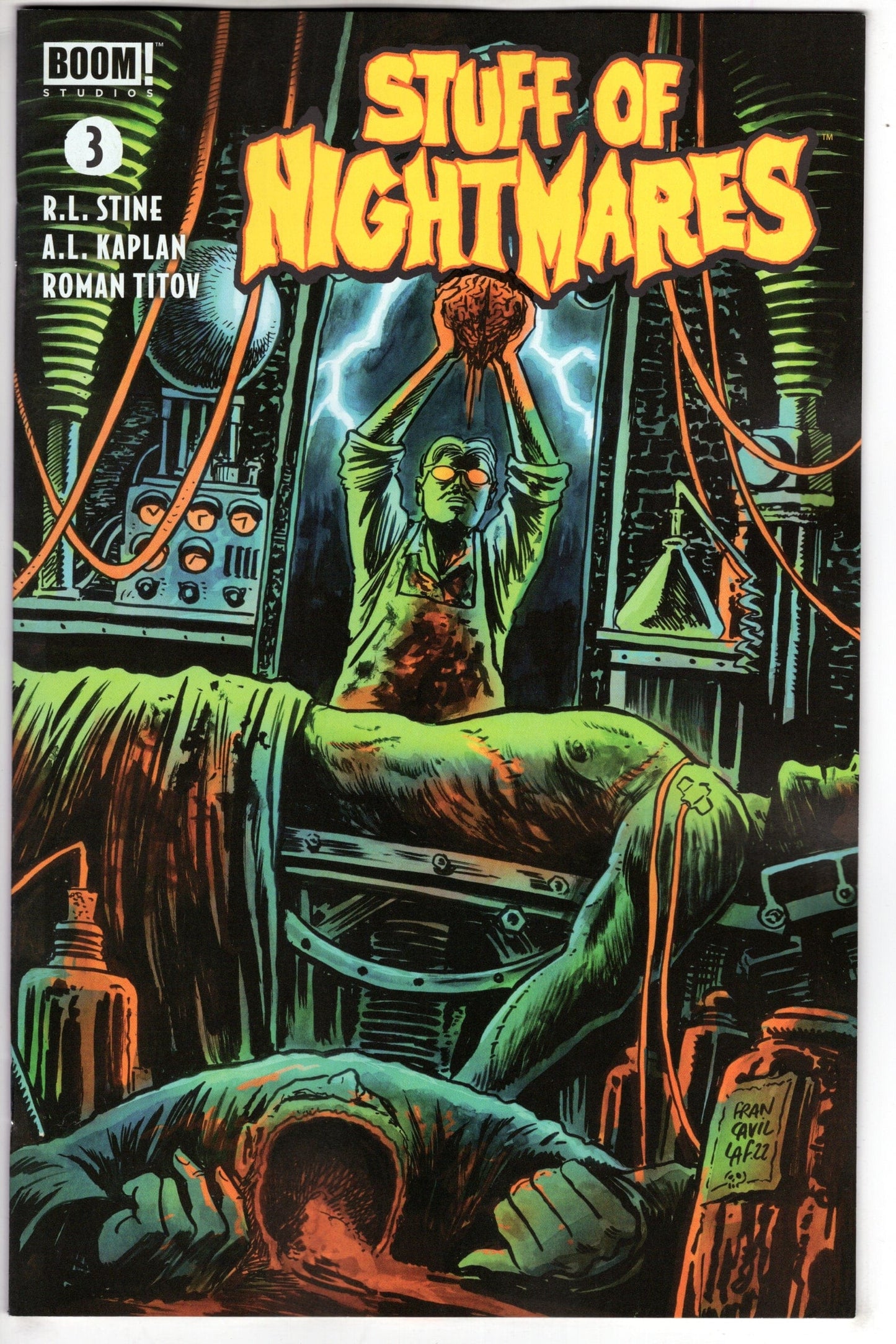 BOOM! STUDIOS COMIC BOOK Stuff Of Nightmares #3 (Of 4) Cover A Francavilla