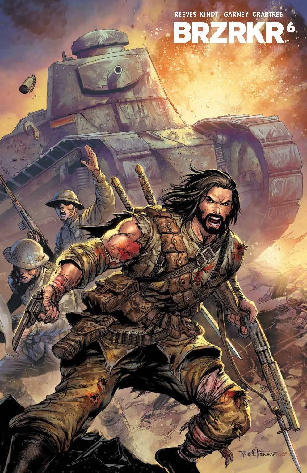 BOOM! STUDIOS COMIC BOOK VF/NM BRZRKR (BERZERKER) #6 (OF 12) CVR F 50 COPY INCV KIRKHAM (MR