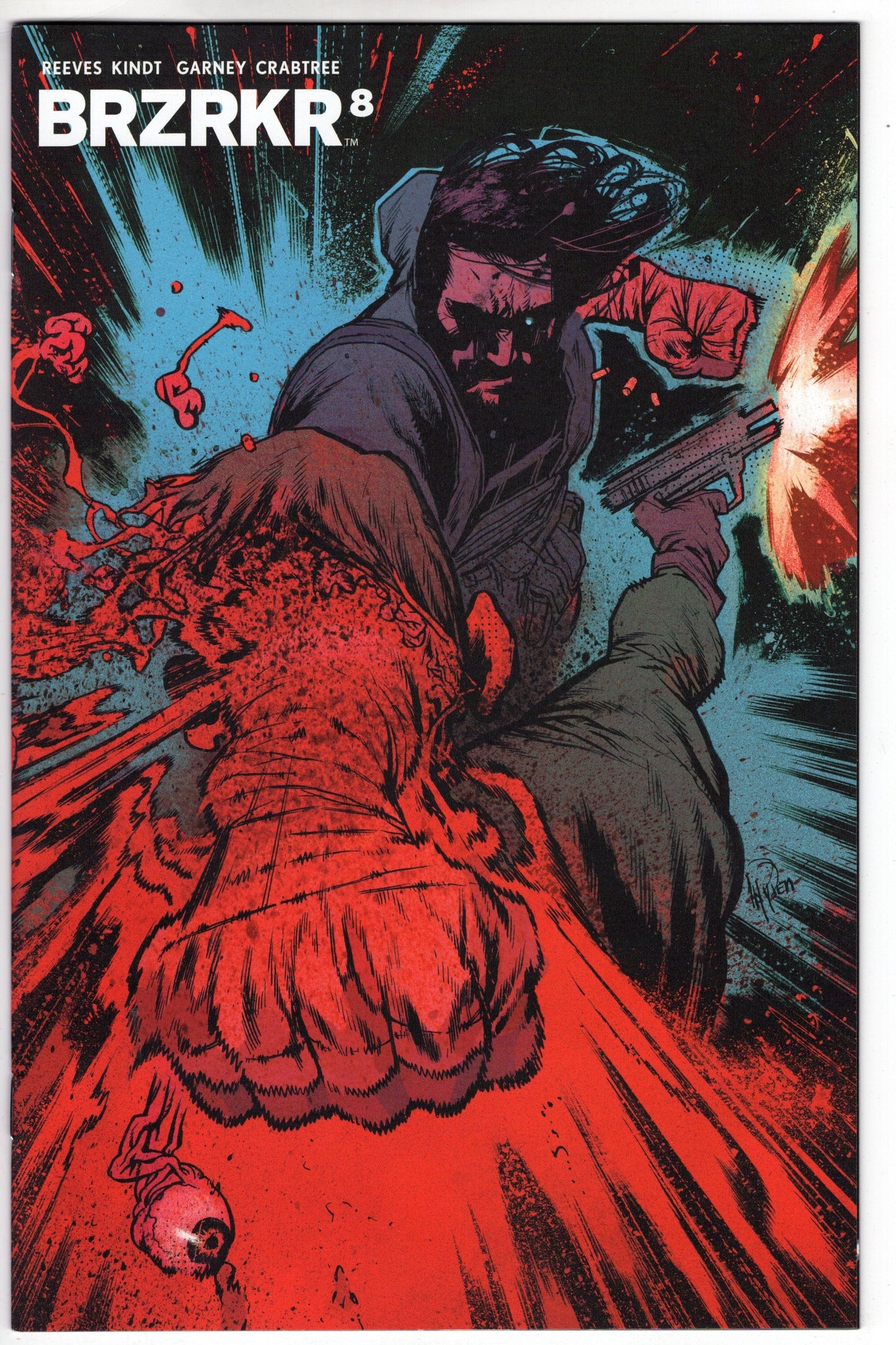 BOOM! STUDIOS COMIC BOOK VF/NM BRZRKR (BERZERKER) #8 (OF 12) 1;50 VARIANT